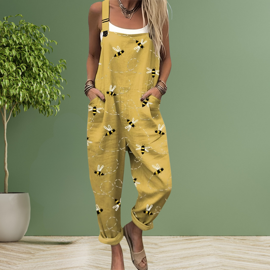 Caro™ – Lätt Vintage Jumpsuit